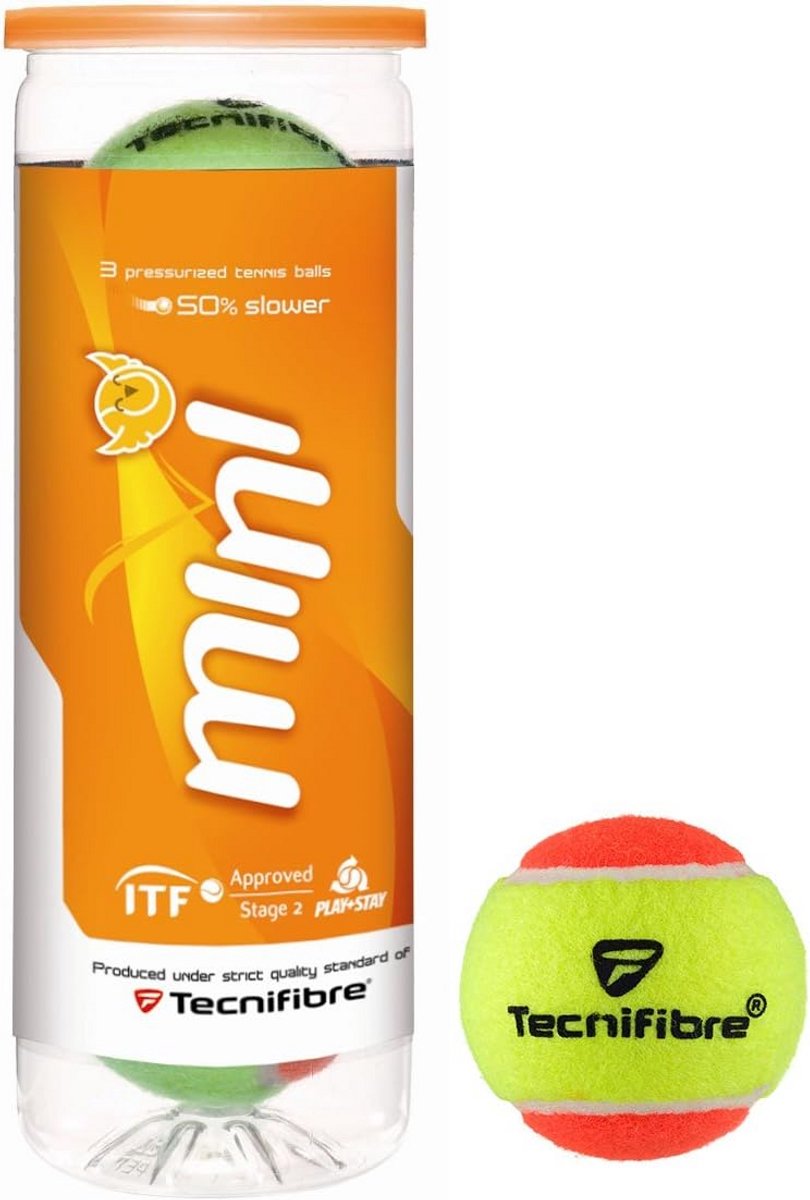 Set van 3 Kleurrijke Minennisballen voor Junior Training