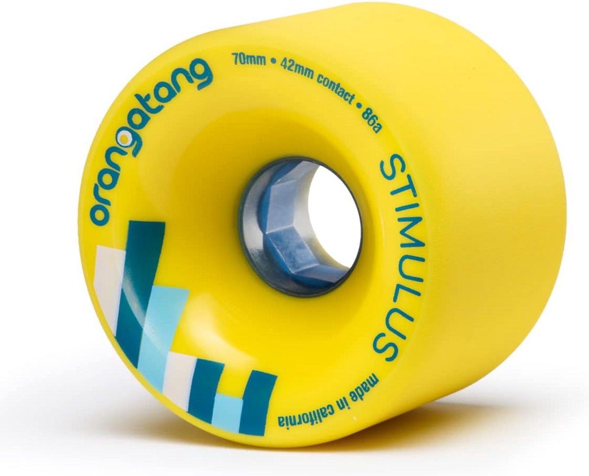 Freeride Longboard Wielen 70mm 86a Set van 4 Ideaal voor Slides en Tricks