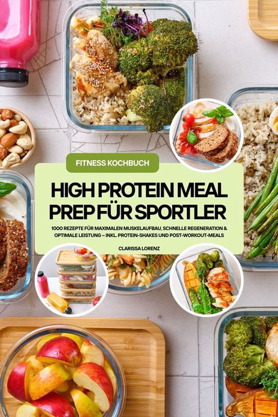 High Protein Meal Prep für Sportler: 1000 Rezepte für maxi ... - cover