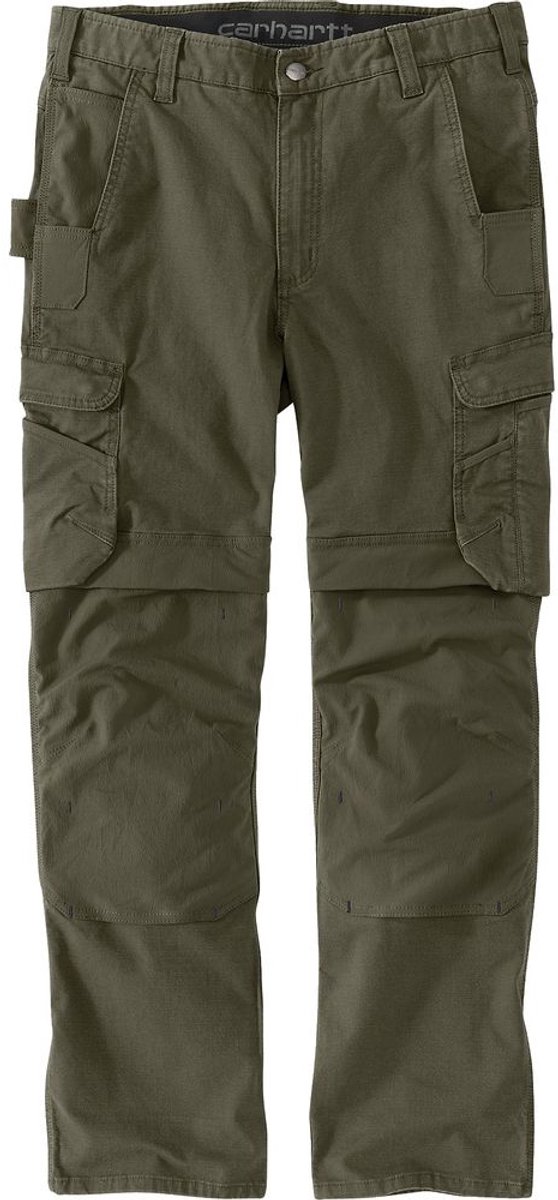 Carhartt Cargohose Relaxed Straight Steel Rugged Flex™ Ripstop Double-Front Cargo Pant 105072 -W34-L30 Moss
