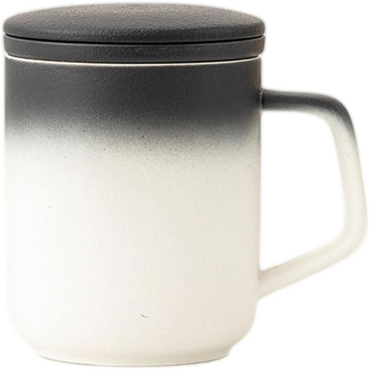 Porseleinen Theemok met Deksel en Thee-ei - 375 ml