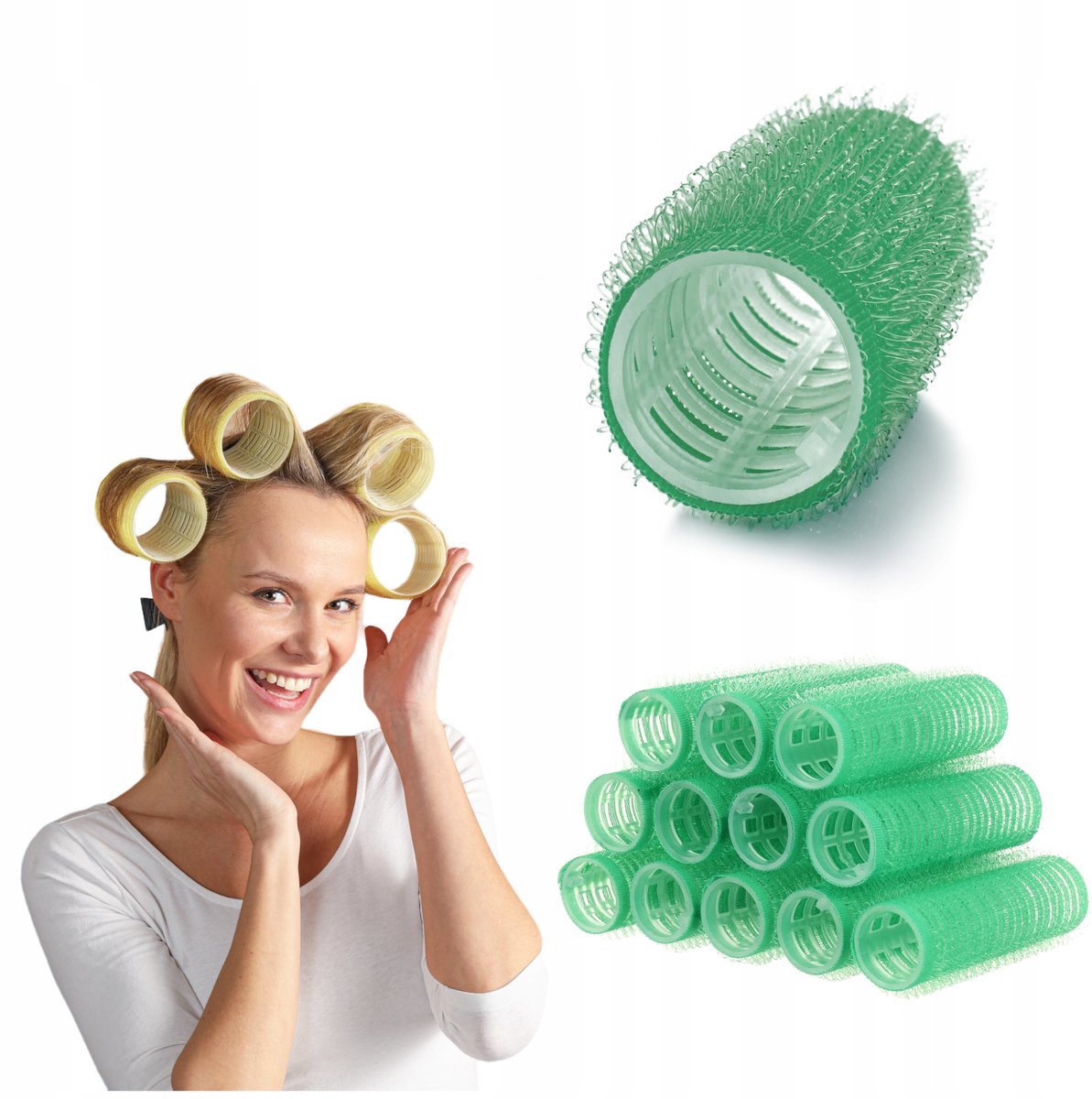 Poniks Zelfhoudend Haarklittenband - 20mm - 12 stuks, ideaal voor styling