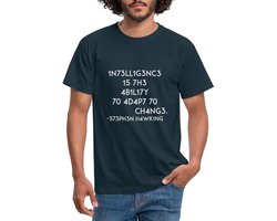 Intelligentie En Aanpassingsvermogen In Leetstijl T-Shirt Heren