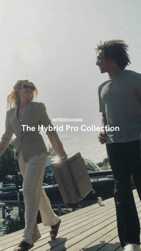 ONYX Hybrid Pro Check-in Koffer Medium 70 Liter - Gerecycled Polycarbonaat en Ritsloos Design - Reiskoffer met TSA slot en Spinner wielen - Candy Pink