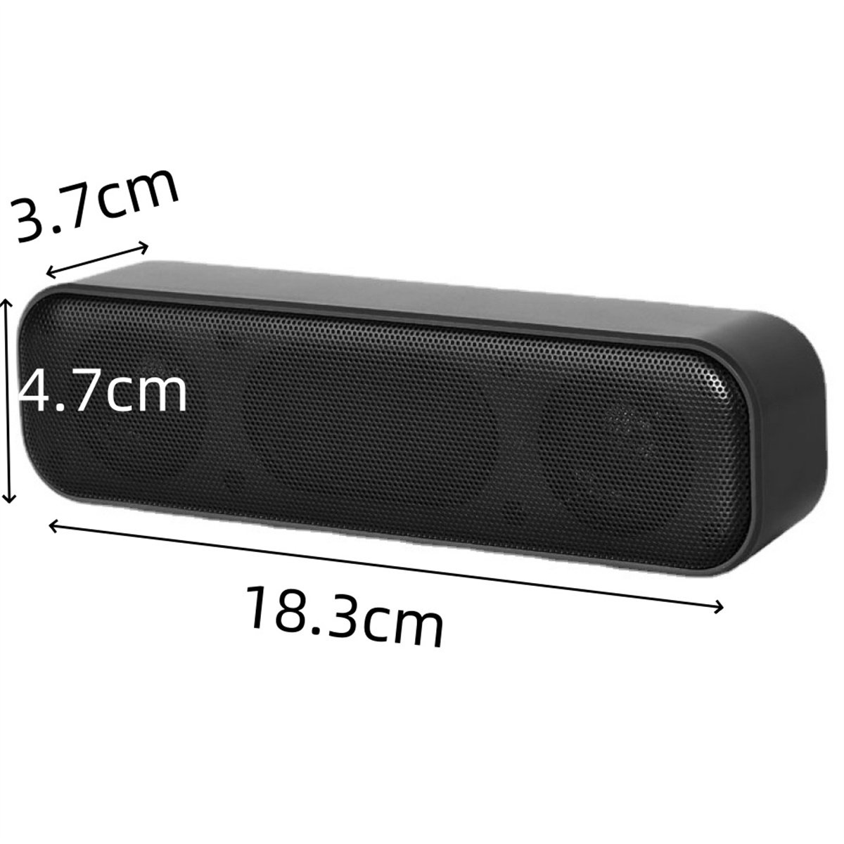 Ynkkvre USB Desktop Speaker Compacte Soundbar met Plug & - afbeelding 2