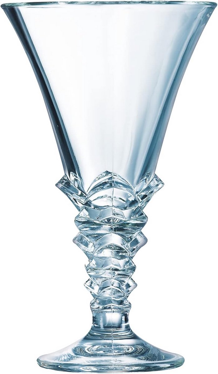 Set van 6 IJsglazen Kristalhelder Glas Hoge Kwaliteit
