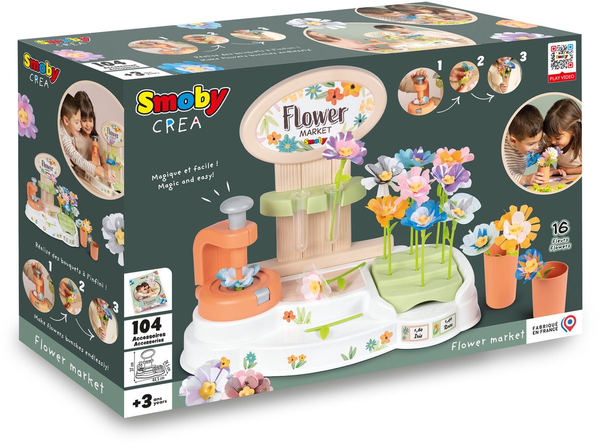 Speelgoedwinkeltje Smoby - Bloemenmarkt - accessoires - rollenspel - Vanaf 3 jaar — afbeelding 8
