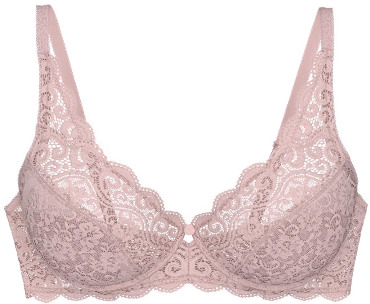 Triumph BH Amourette 300 W met beugel - Colours - Stevige klassieke kanten bh - 80B - Roze
