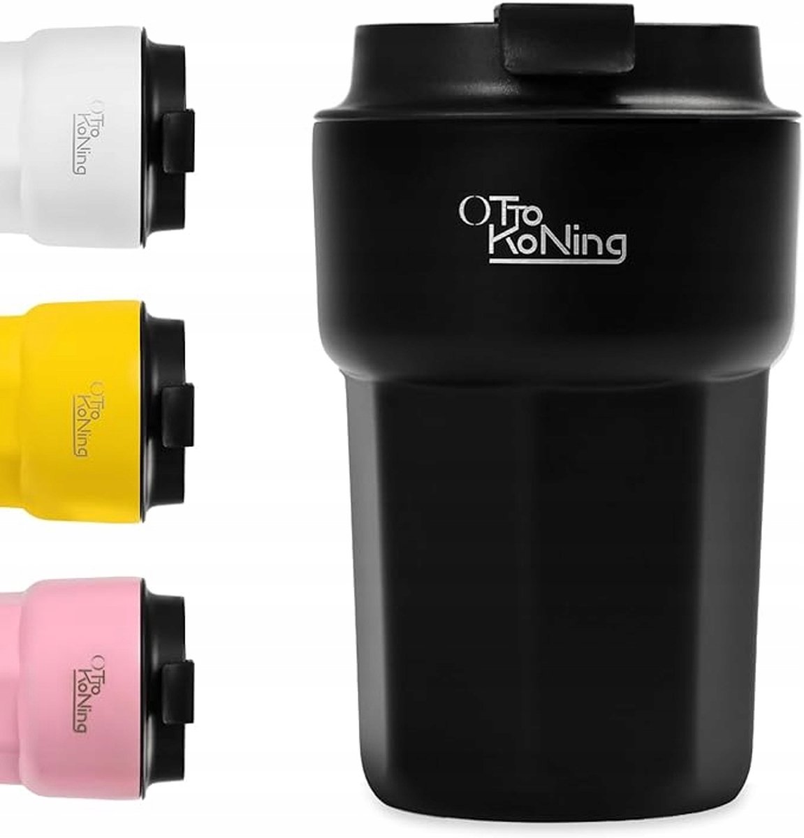 Otto Koning Thermosbeker RVS - 380-500ml - Warm & Koud