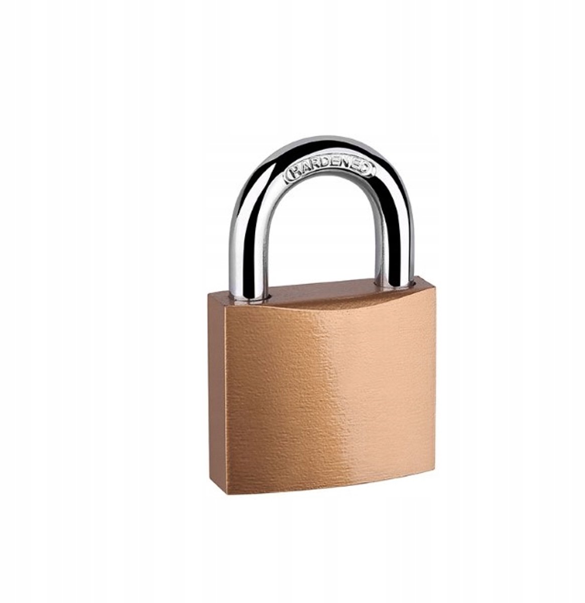 Merkloze IJzeren Hangslot 50mm Goud - Cilinderslot