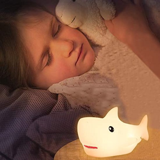 Nachtlampje Haai voor Kinderen - Slechtlicht voor Meisjes en Jongens - Perfect als Kerstcadeau en Kamerdecoratie — afbeelding 5