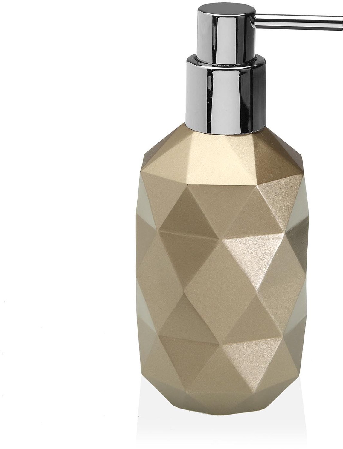 Zeepdispenser Versa Diamond Wit Plastic Hars (7,7 x 17,8 x 7,7 cm)