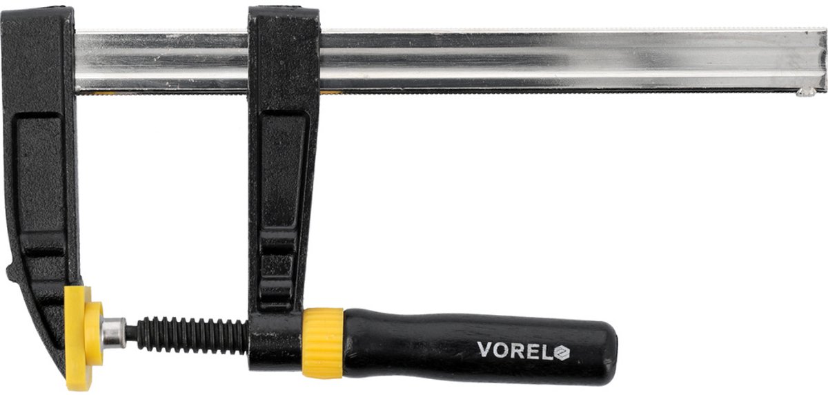 Vorel - F-Type Houtklem - 200 x 80 mm - Sterke Grip - Houten Handgreep