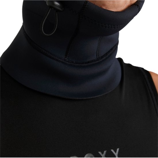 Gilet sans manches à capuche Roxy Swell Natural 2 mm pour femme (2025) - Noir