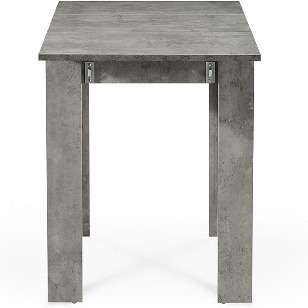 Uitschuifbare eettafel HomeByNicole Livia – Moderne keukentafel in betonlook, compact 80-1