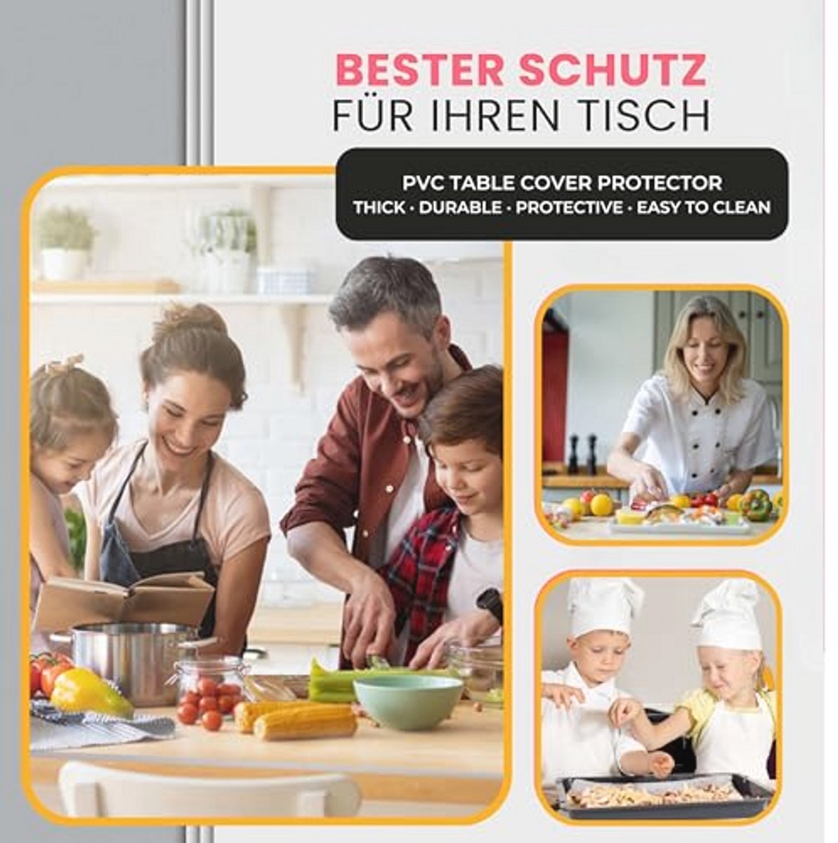 Transparante Tafelfolie voor Tafelbescherming - Waterdicht en Wasbaar - 40cm x 60cm