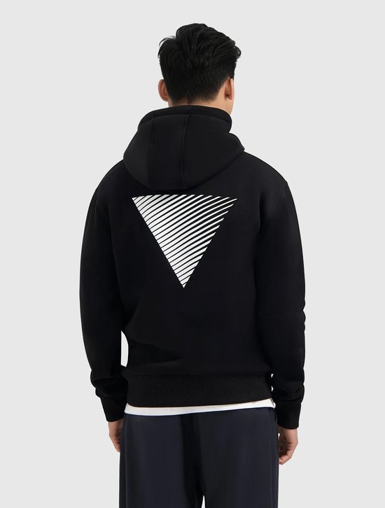 PURE PATH Pure Logo Sweat à capuche Pulls & Pulls & Gilets Homme - Pull - Sweat à capuche - Cardigan - Zwart - Taille M