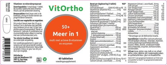 VitOrtho Meer in 1 50+ (60 tabletten)
