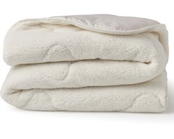 Lazy Wear Teddy Dekbed Ecru 240×200 - 2-in-1 Dekbed en Teddy Dekbedovertrek - Wasbaar Dekbed