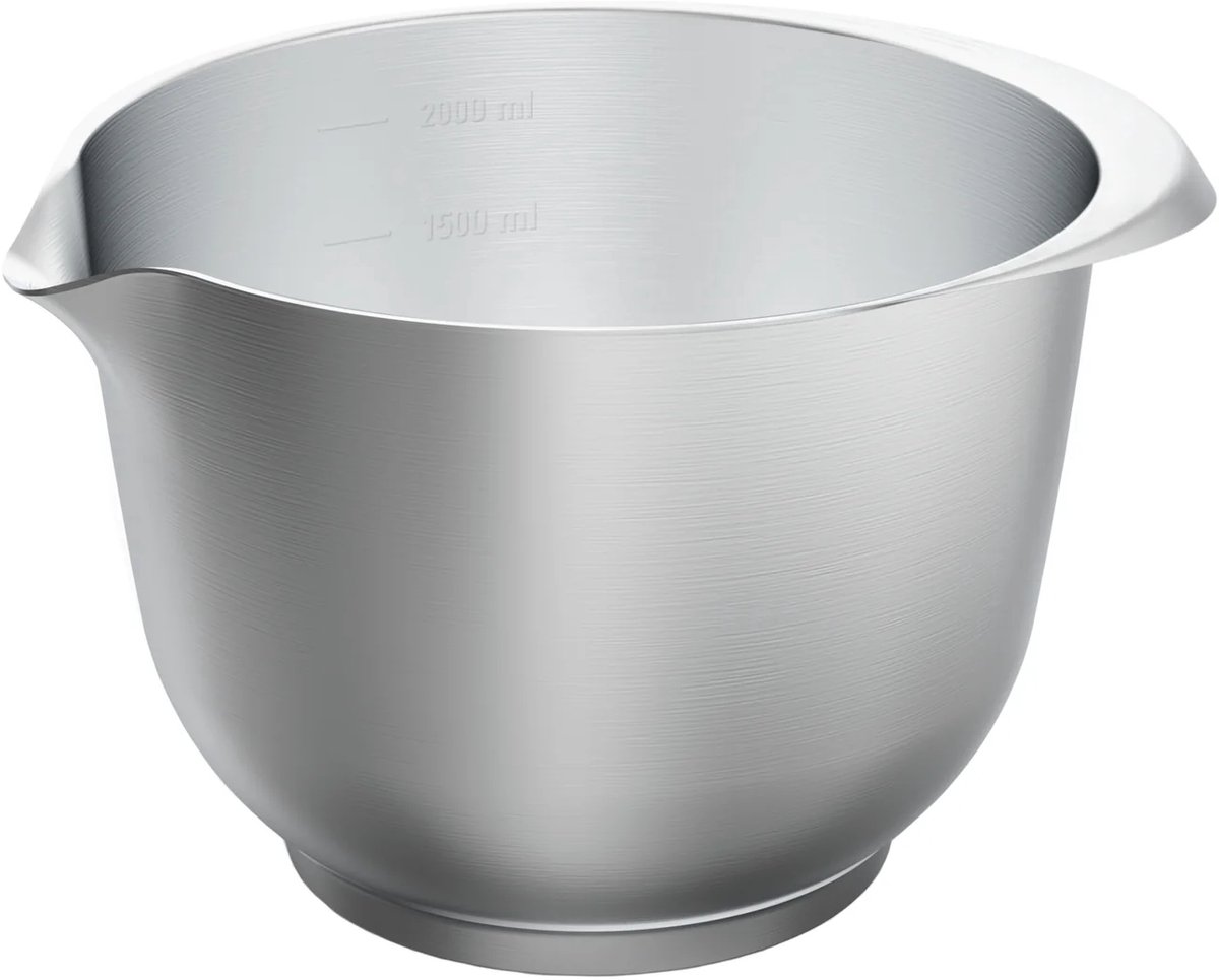 Birkmann Mengkom / Beslagkom Premium Baking - RVS - 2 Liter / 18 x 13 cm