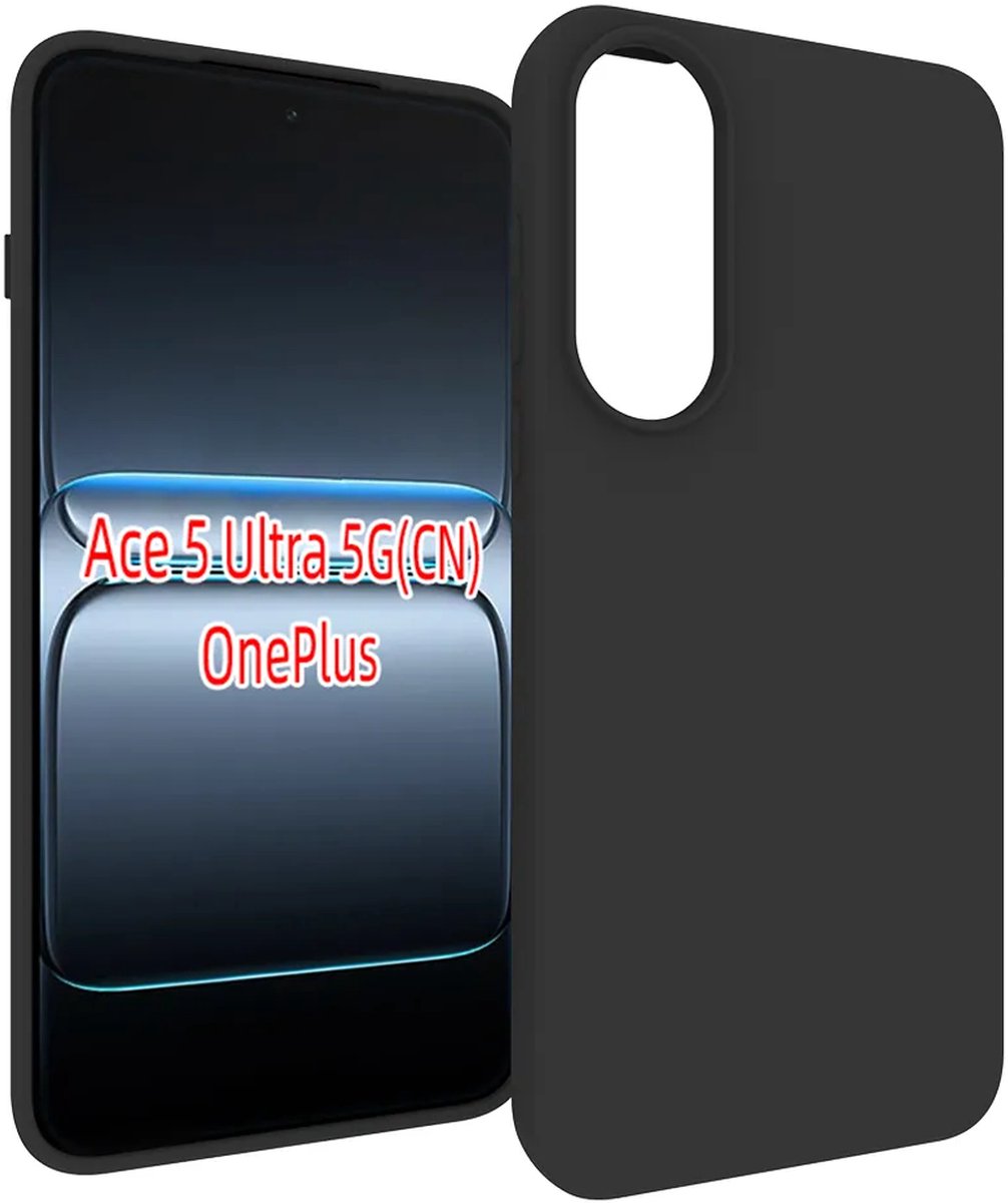 MobyDefend Hoesje - Geschikt voor OnePlus Nord 5 - TPU Backcover - Mat Zwart
