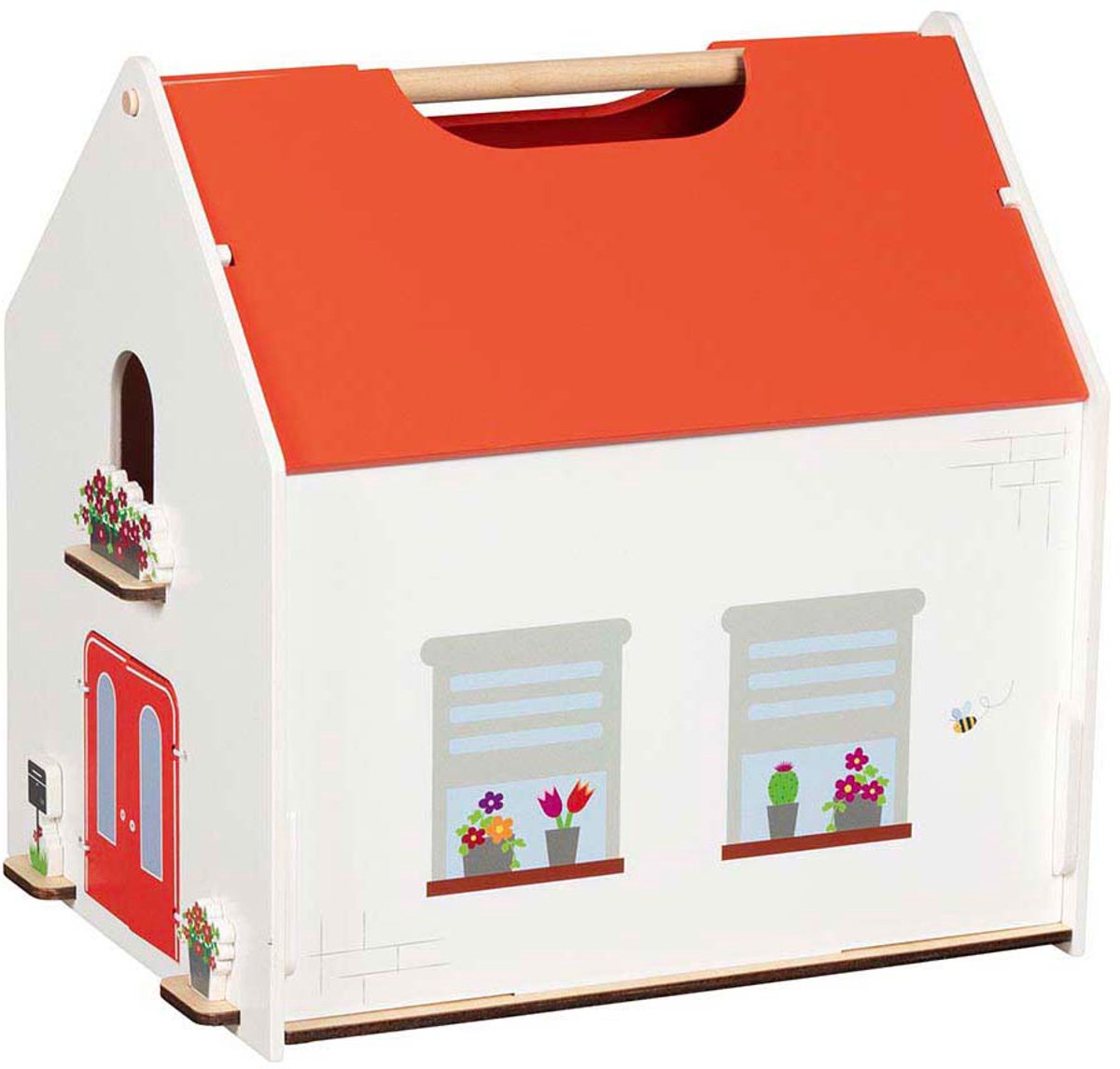 GOKI Poppenhuis - City Life - Draagbaar - 30,5X23X30Cm - 3 Jaar