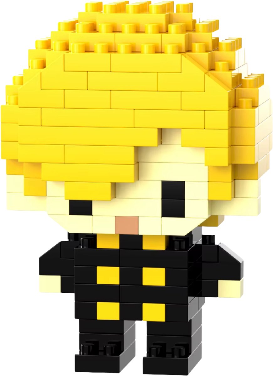 Sanji - Black Leg - One Piece - Nano Blocks - Bouwset – 169 Stukjes DIY Mini Bouwstenen - Blokken - Speelgoed - BRICKY