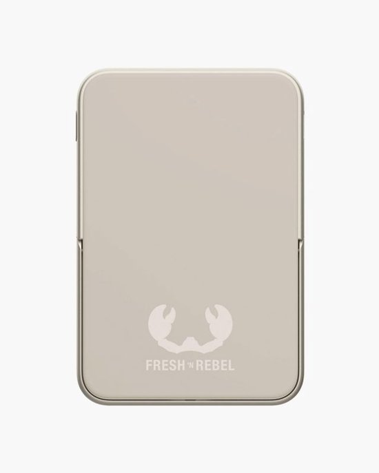 Fresh 'n Rebel Magnetische Powerbank Draadloos - 5000 mAh – Geschikt voor MagSafe - Powerbank - Silky Sand