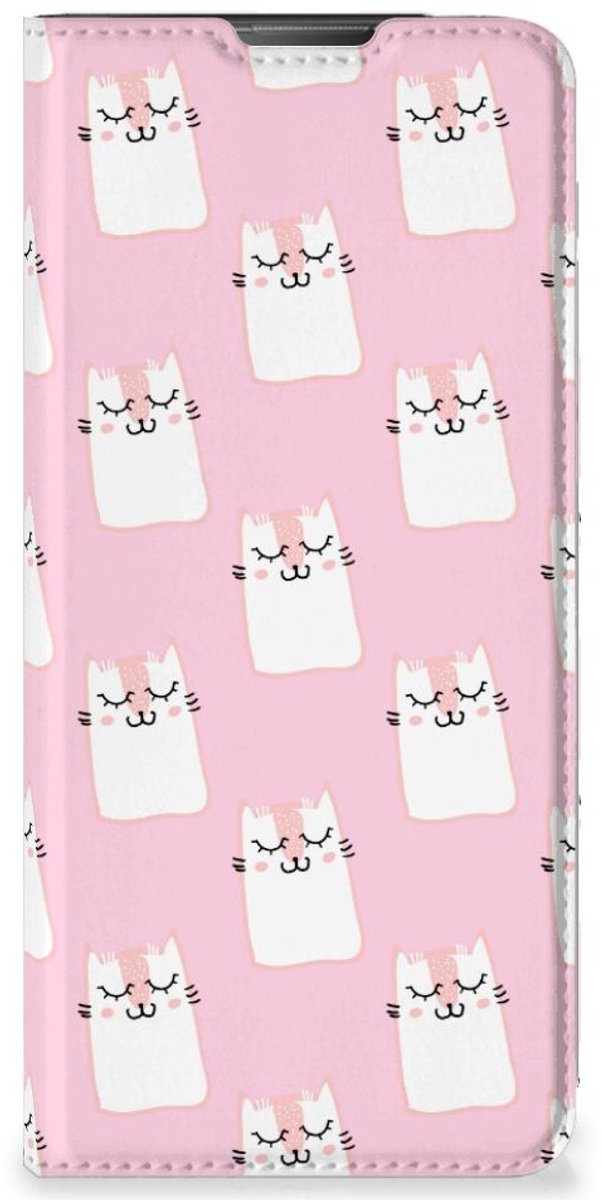 Standcase Hoesje voor Motorola Moto E20 Hoesje maken Sleeping Cats