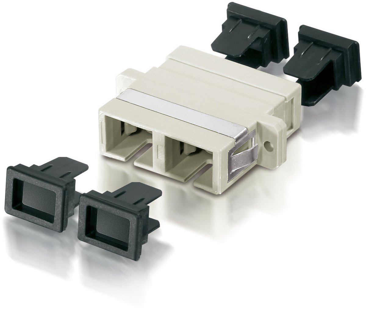 Equip 156145 glasvezeladapter SC 12 stuk(s) Beige