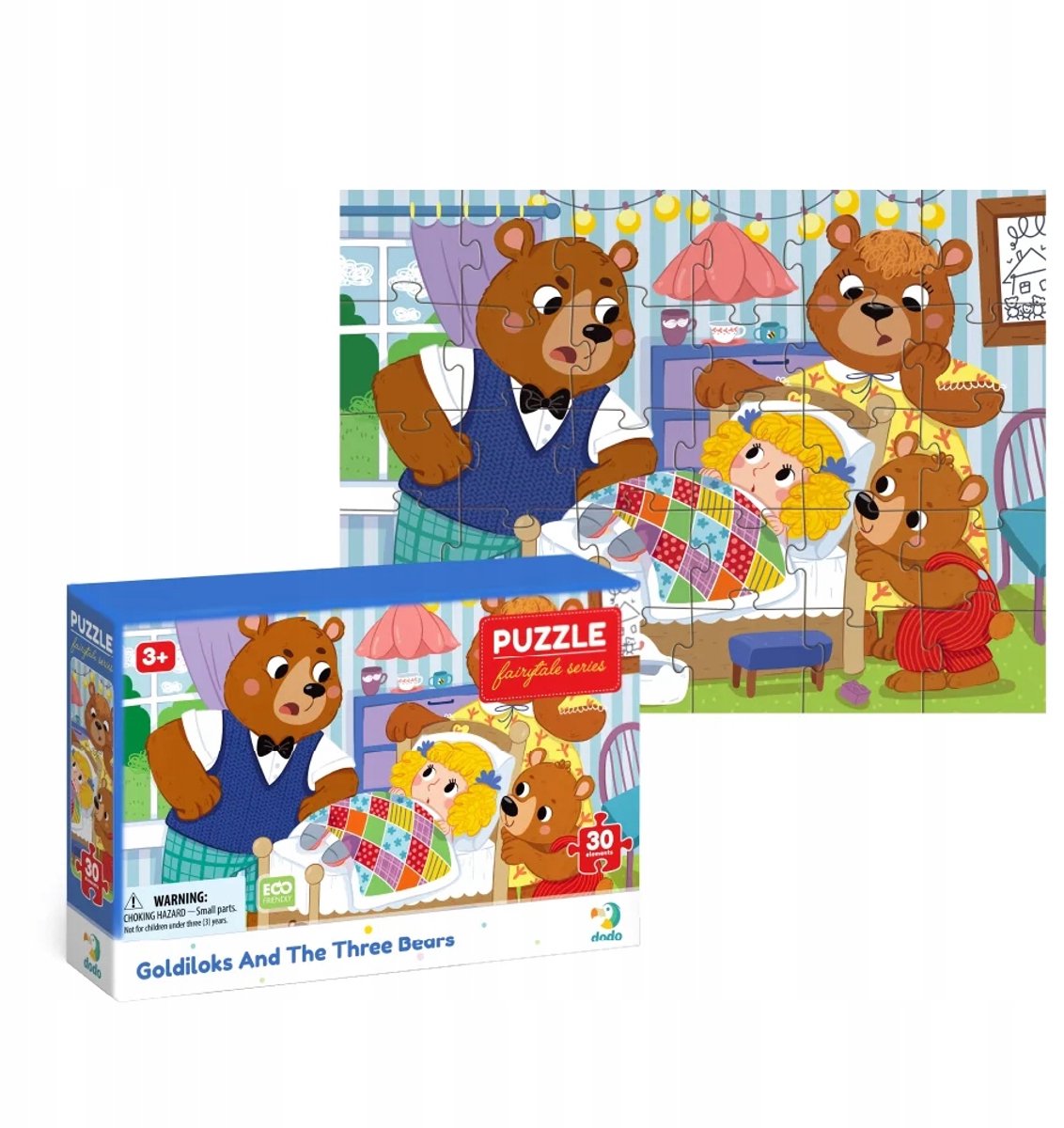 DODO puzzel "Goudlokje en de drie beren" - 30 stukjes