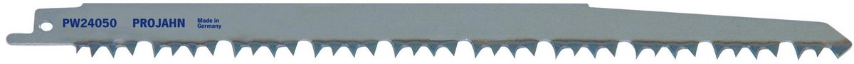Reciprozaagblad PW24050 HCS 240 x 19 x 1,27 mm – 4-5 TPI – 5-delige set – voor vers hout