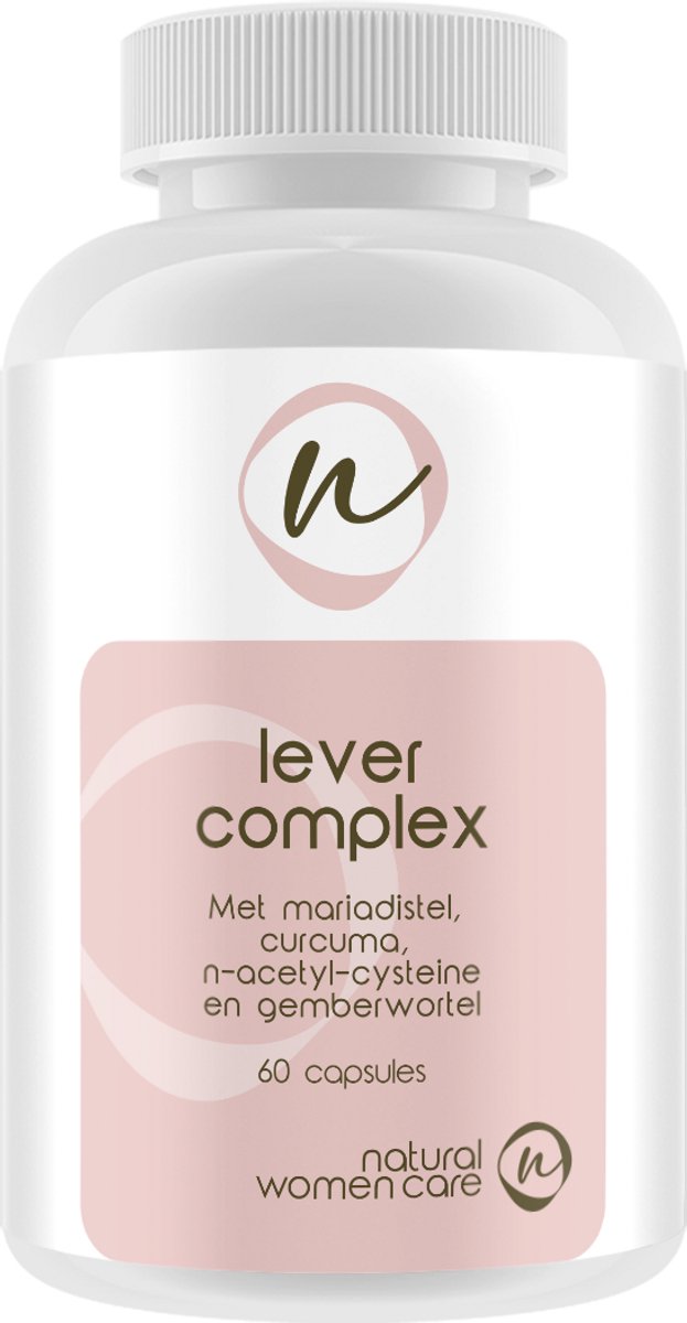 Natural Women Care - Lever complex - Ondersteunt herstel na intensieve leefstijl periode - Met solidago, gemberwortel, kurkuma en mariadistel - curcuma - detox - supplement, afbreken oestrogeen