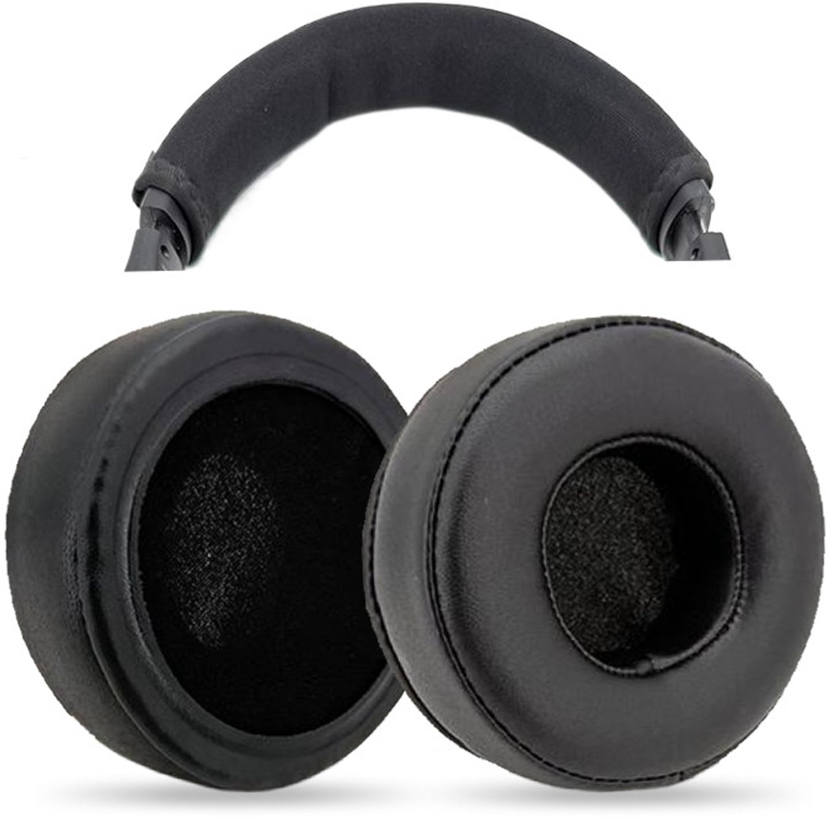 Geschikt voor Beyerdynamic DT240 Pro hoofdtelefoons, oordopjes, oorschelpen, schuim en lederen vervangingsonderdelen