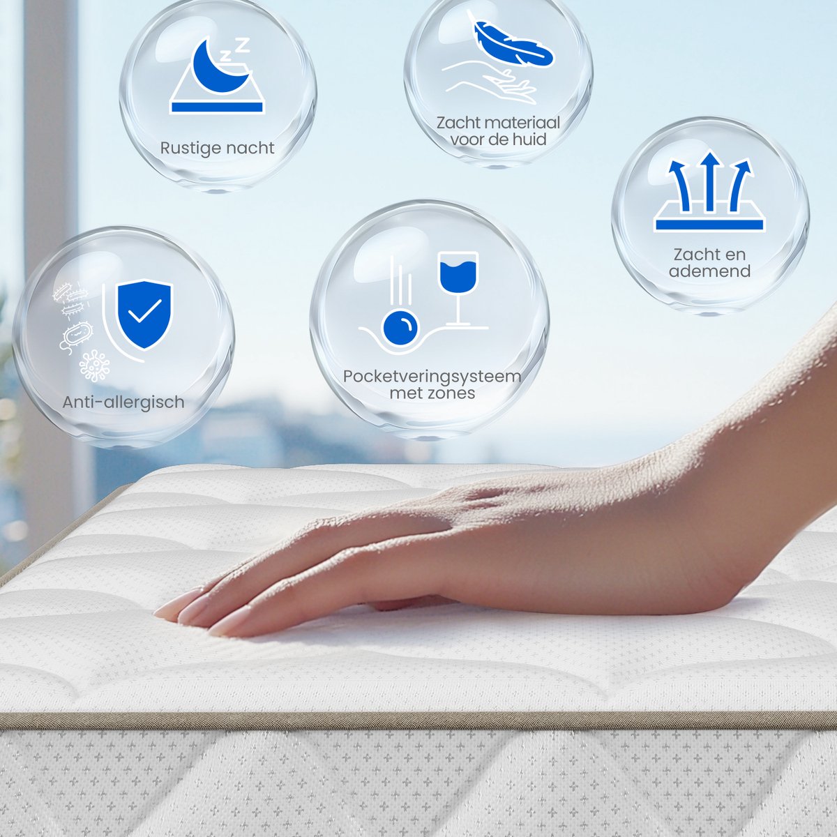 Elekiatech matras 160x200 tweepersoons-25 cm dik thumbnail 6