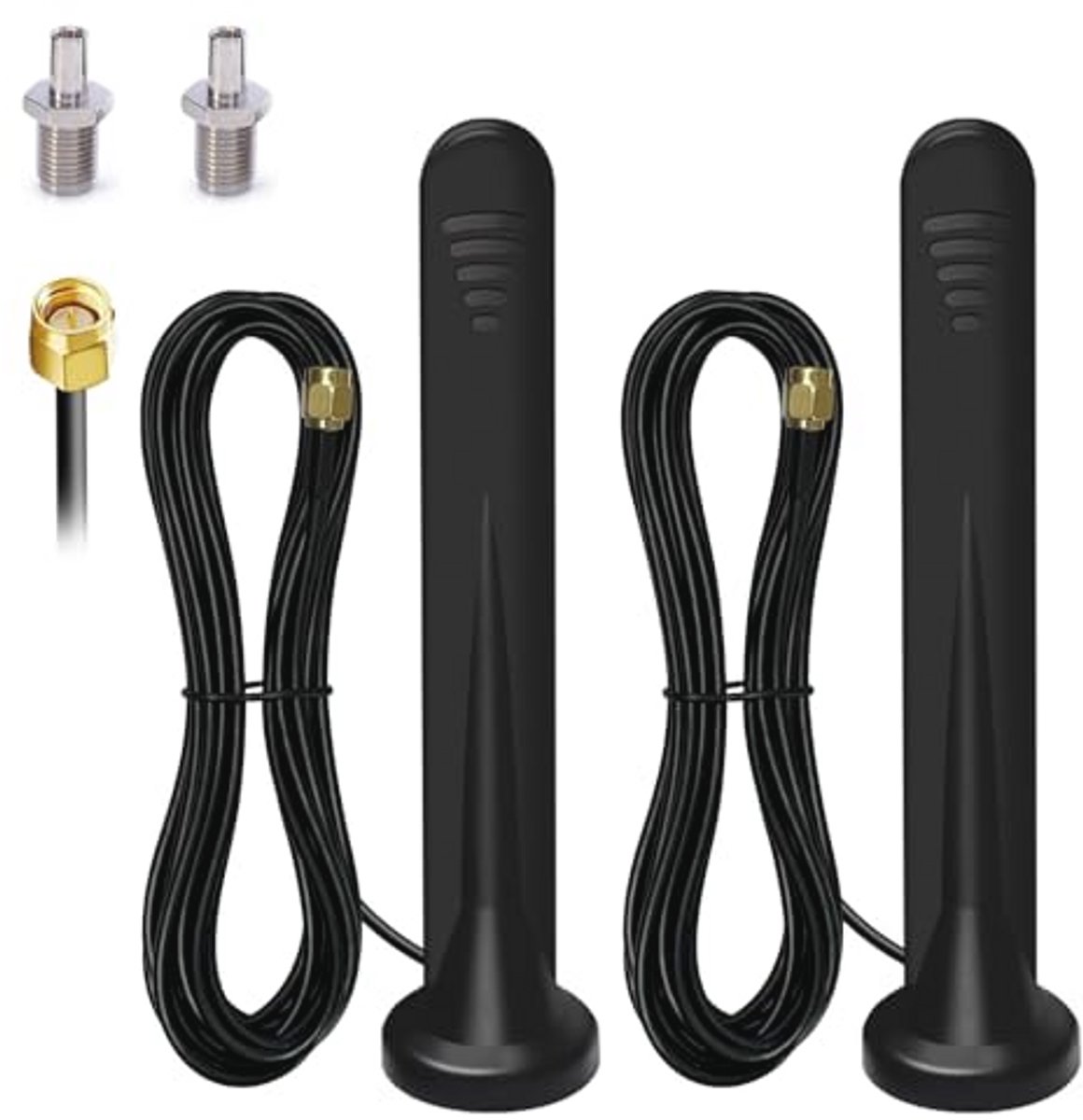 Omnidirectionele 5G LTE antenne met 15DBI signaalversterker en magneetvoet