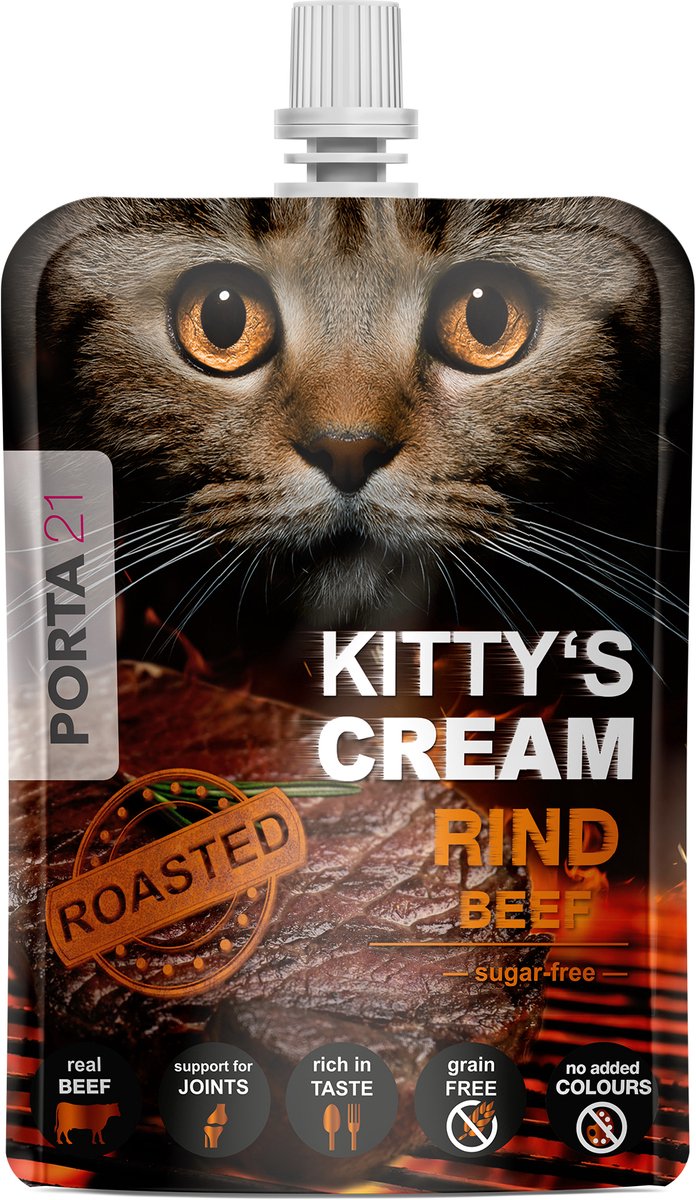 Porta 21 Kitty's Cream - Rundvlees 90g - Kattensnack