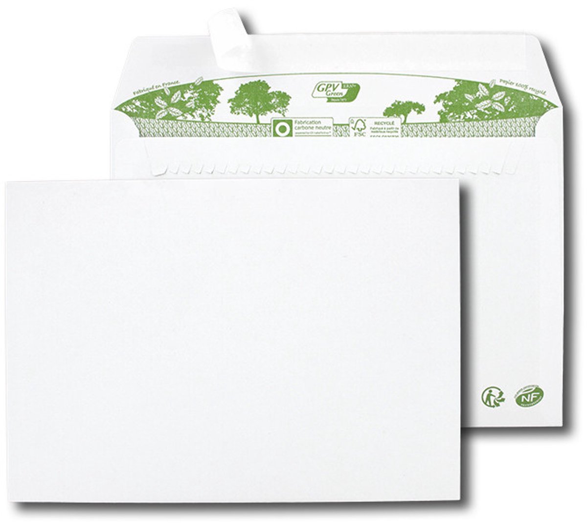 GPV enveloppen 'ERAPure' C5 162 x 229 mm, zonder venster