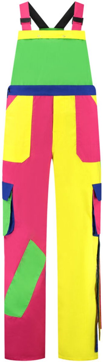 Tuinbroek polyester/katoen fu-ge-gr-kor-franje maat 46
