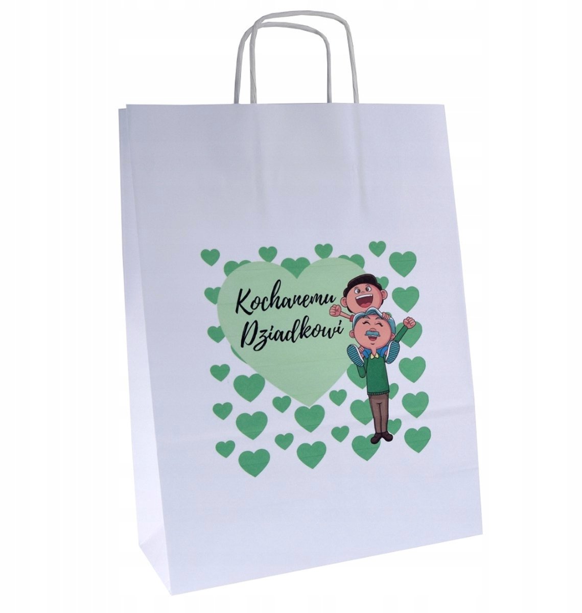 Papieren Cadeautas voor Lieve Opa - A4, 24x10x32cm, 1 Stuk