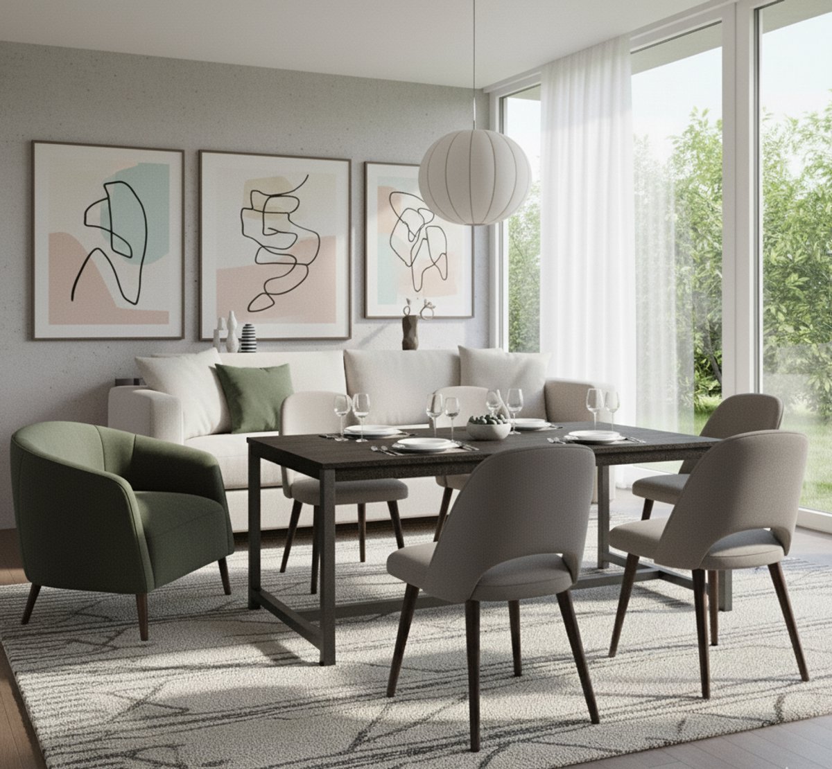 Eettafel Mangohout Rechthoekig – 160x90 cm – Zwarte Visgraat Houten Eettafel met Matrix Stalen Poten – Industrieel Design Tafel – Novihome
