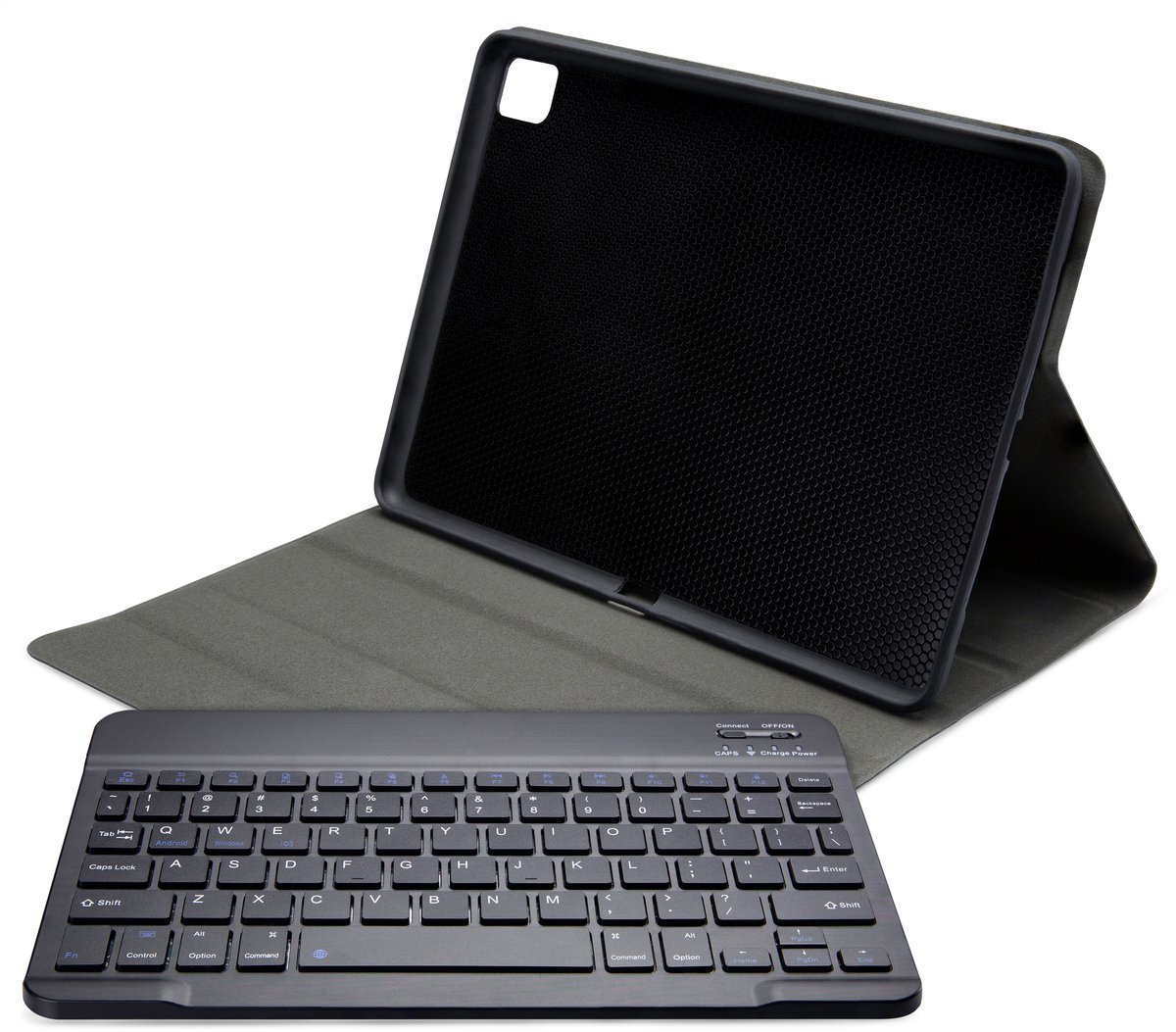 Mobilize Tablethoes geschikt voor Apple iPad Pro 13 Inch (2024) Hoes | Mobilize Detachable Bluetooth Keyboard QWERTZ Bluetooth Toetsenbord Bookcase - Zwart