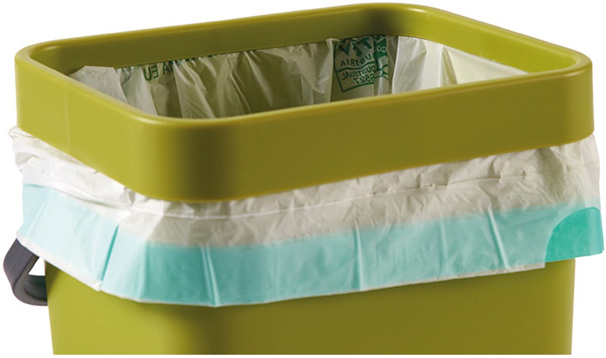 Perfetto 29100 vuilnisbak 5 l Rechthoekig Zwart, Groen
