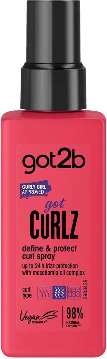 Perfecting Spray for Curls Schwarzkopf Got2b Got Curlz 150 ml