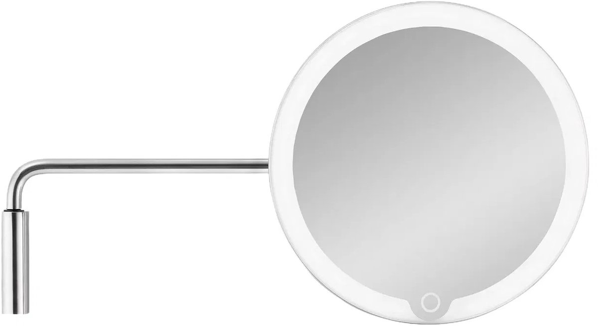 Modo Led Make Up Spiegel Wand Matt | Grijs | Staal