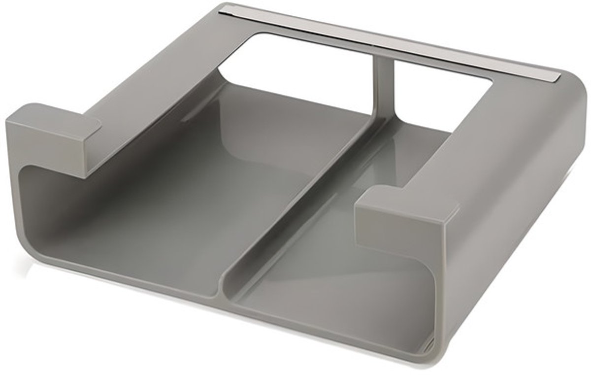 Opbergrek voor kasten - Organisator voor folie - Opbergdoos - opbergbox - Organisator voor bakpapier - Keukenrek - Kunststof - Grijs