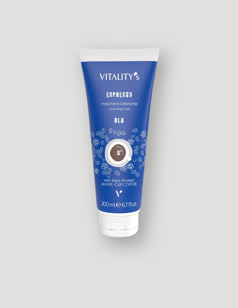 Vitality's Masker Espresso Colouring Mask Blu 200ml