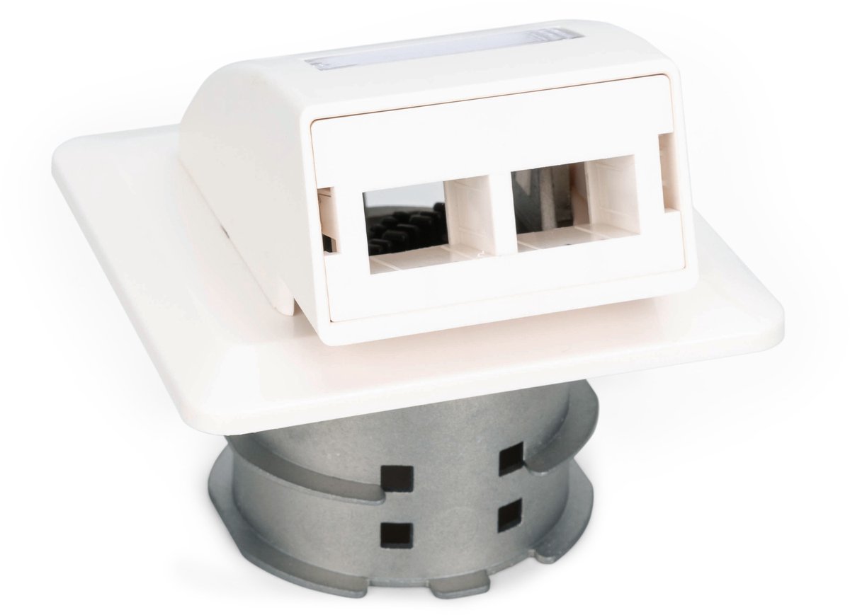 Image of Digitus DN-93201 Glasvezel Optische vezel Aansluitkabel Wit [1x SC APC-bus, SC UPC-bus, LC APC-bus - 1x SC APC-bus, SC