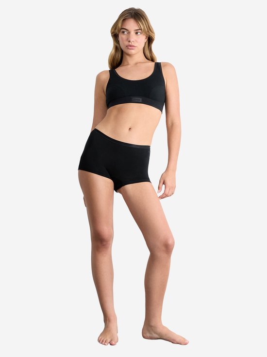 Sous-vêtements pour femmes Sloggi GO Daily Cotton Short 3P - NOIR -