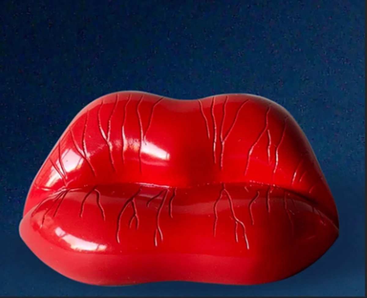 Saliva-sofá - Kussende mond- Salvador Dalí Collectie Beeldje - 16 x 7,5 cm